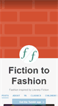 Mobile Screenshot of fictiontofashion.com